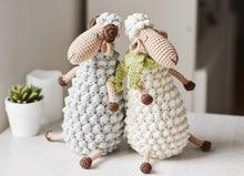 Load image into Gallery viewer, Easter Sheep Crochet Pattern, Spring Lamb Amigurumi PDF - Firefly Crochet

