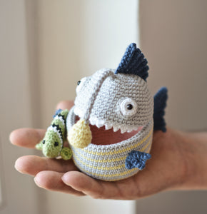 Anglerfish & Angelfish Crochet Pattern - Firefly Crochet