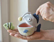 Load image into Gallery viewer, Anglerfish &amp; Angelfish Crochet Pattern - Firefly Crochet
