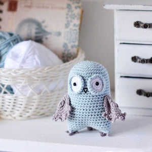 Minty the Owl, FREE Crochet Pattern in ENGLISH - Firefly Crochet