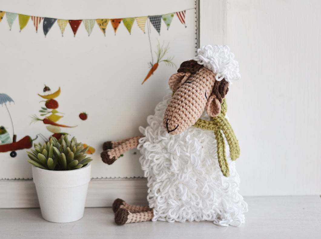 Ram Crochet Pattern, Amigurumi Sheep Tutorial PDF - Firefly Crochet