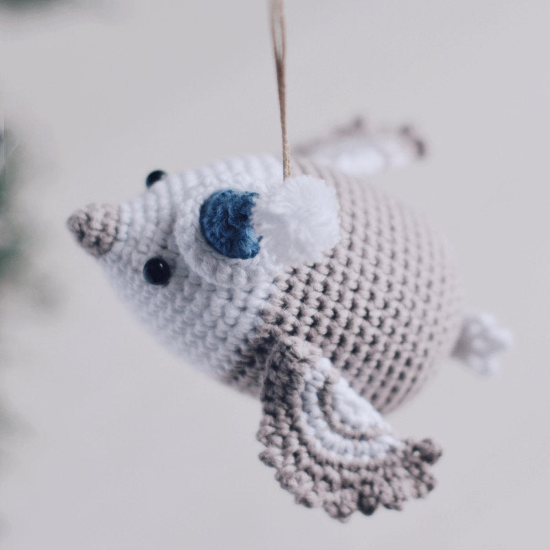 Crochet Pattern Christmas Birds, Decoration for Christmas Tree - Firefly Crochet