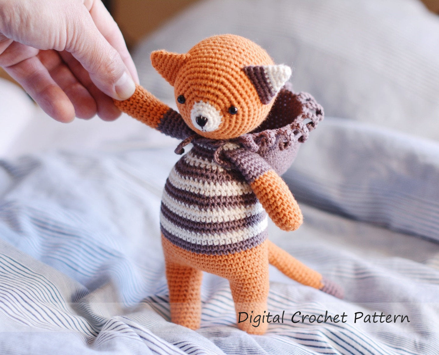 Crochet Pattern for a Cat & Lion Amigurumi - Firefly Crochet