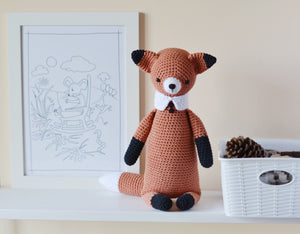 Fox Stuffed Animal Crochet Pattern - Firefly Crochet