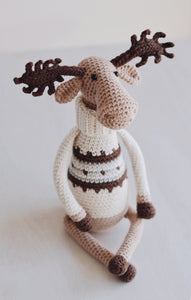 Christmas Moose Crochet Pattern PDF - Firefly Crochet
